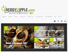 Tablet Screenshot of energyripple.com
